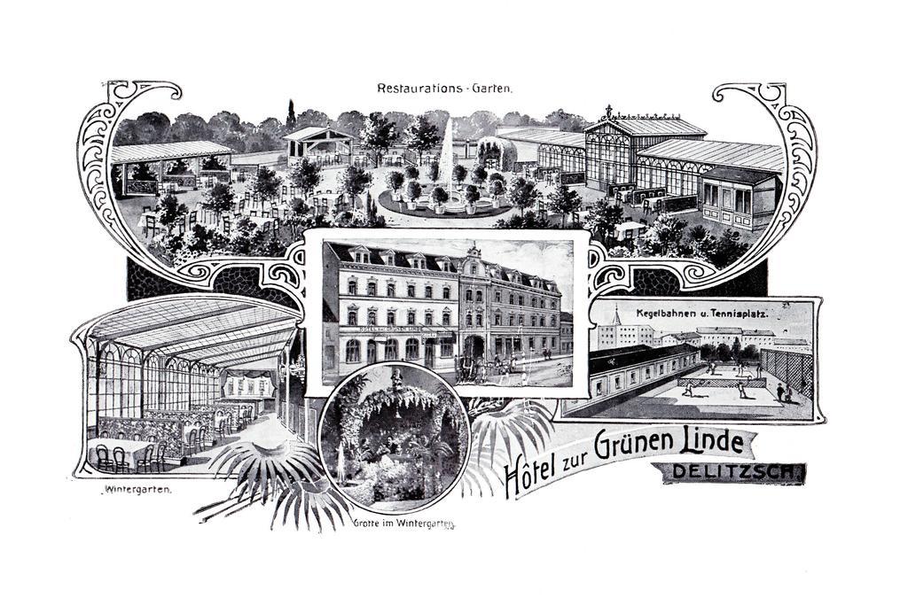 Hotel-Pension Grüne Linde Delitzsch Exterior foto